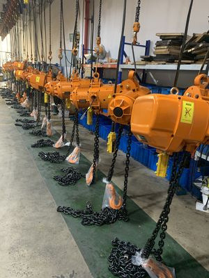 20 ton Capacity 220V-440V Voltage Electric Chain Hoist with 3m-50m Height and Motorized Trolley
