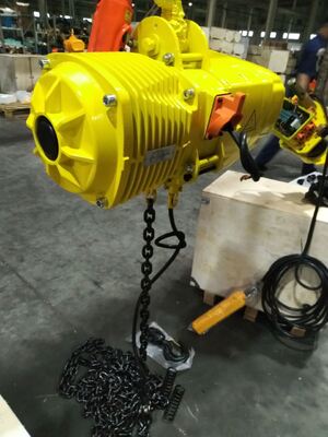 Thin Walled Light Aluminum Alloy Shell Electric Chain Hoist with 220V-690V Power Supply for High Strength Lifting