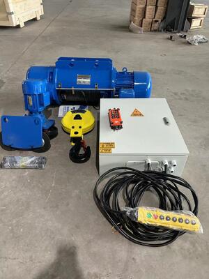 Electric Wire Rope Hoist compact structure suitable for mounting on single beam cranes and jib cranes
