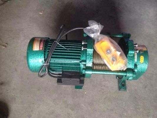 500kg 1t 2t Small Construction Electric Wire Rope Winch