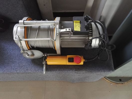 500kg 1t 2t Small Construction Electric Wire Rope Winch